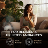 Gya Labs Rose Essential Oils for Skin Use - 0.34 Fl Oz - 100% Pure Natural Rose Oil for Face, Hair, Diffuser, Perfume & Candle Making Scent Aromatherapy