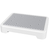 SPACELEAD Mobility Step Stool for Adults & Seniors, Indoor/Outdoor Portable Stair Assist, Anti-Slip Platform for Bathroom， Kitchen, Office, and Bedroom, 600lbs Capacity, White Gray