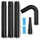 Sealegend Gutter Cleaning Tools for 2-1/2 in. Wet/Dry Vacuum Cleaner, Shop Vacuum Hose Attachments for Cleaning or Blowing Debris from Gutters, 2-1/2 in. Upgrade Lockout Design Shop Vac Accessories