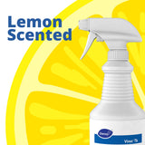 Diversey VIREX Tb 04743 Disinfectant Cleaner, Hospital Use Tuberculocidal, Virucide, Fungicide with Lemon Scent, Ready-to-Use, For Home & Commercial Use, 32-Ounce (12 Pack & 1 Reusable Sprayer Nozzle)