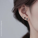 Stainless Steel Screw Back Stud Earrings for Men Women