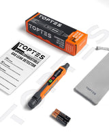 Natural Gas Detector, TopTes PT177 Gas Leak Detector with Audible & Visual Alarm, Portable Gas Sniffer to Locate Combustible Leak Sources Like Methane, Propane for Home (Includes Battery x2)-Orange