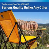 Kijaro Portable Camping Chairs - Enjoy the Outdoors with a Versatile Folding Sports Chair for Outdoor & Lawn - Dual Lock Feature Locks Position – Hallet Peak Gray