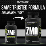 NutraBio ZMA Supplements for Men & Women- Zinc Magnesium Supplements to Support Hormone Levels, Peak Performance, Sleep, Muscle Recovery, Immune Health, 180 Ct.