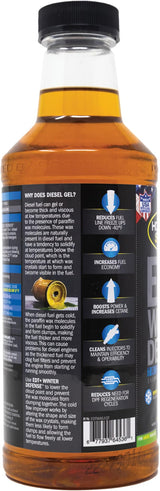 Hot Shot's Secret EDT+ Winter Defense 32oz, 7-in-1 Anti-Gel Diesel Fuel Additive – Prevents Gelling, Protects Fuel System, Diesel Additive Improves Cold Starts, Boosts Cetane