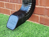 Type-A ("horizontal-shaped") Gutter Downspout Extension (3"x4", Black)