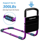 Bed Rails for Elderly Adults Safety - Medical Bed Support Bar Mobility Assistant with Storage Bag and Fixing Strap, Tool-Free Assembly, Fit King, Queen, Full, Twin