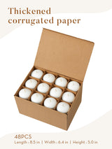 Ashlux White Floating Candles 2 inch, 48 Pack Floating Candles 5-6 Hours Long Burning, Unscented Floating Candle for Centerpieces, Wedding, Christmas Lights, Romantic Night for Her/Him Set