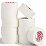 SWRT Masking Tape 2 Inch x 55 Yards, Masking Tape Bulk 10 Rolls (550 Yards Total), White Masking Tape for Painting, Fuse & Perler Beads Art Craft, Clean Removal