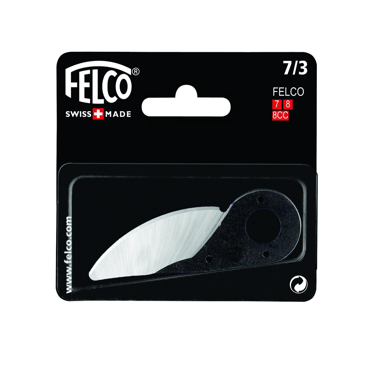 Felco Hand Pruner Replacement Kit (7/3-1) - Spare Blade, Spring, & Adjustment Key for Garden Shears & Clippers