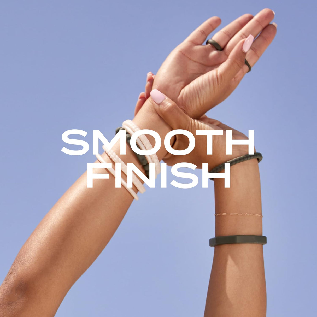 QALO Women's Silicone Ring, Vine for Women (Sage, Sage, Size 6