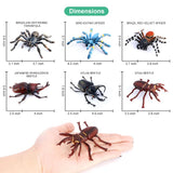 Bug Toys Figurines VOLNAU 12PCS Insect Animal Figures for Kids Toddlers Christmas Gifts Decorations Educational Bee Beetle Mantis Spider Ladybug Butterfly Plastic Model
