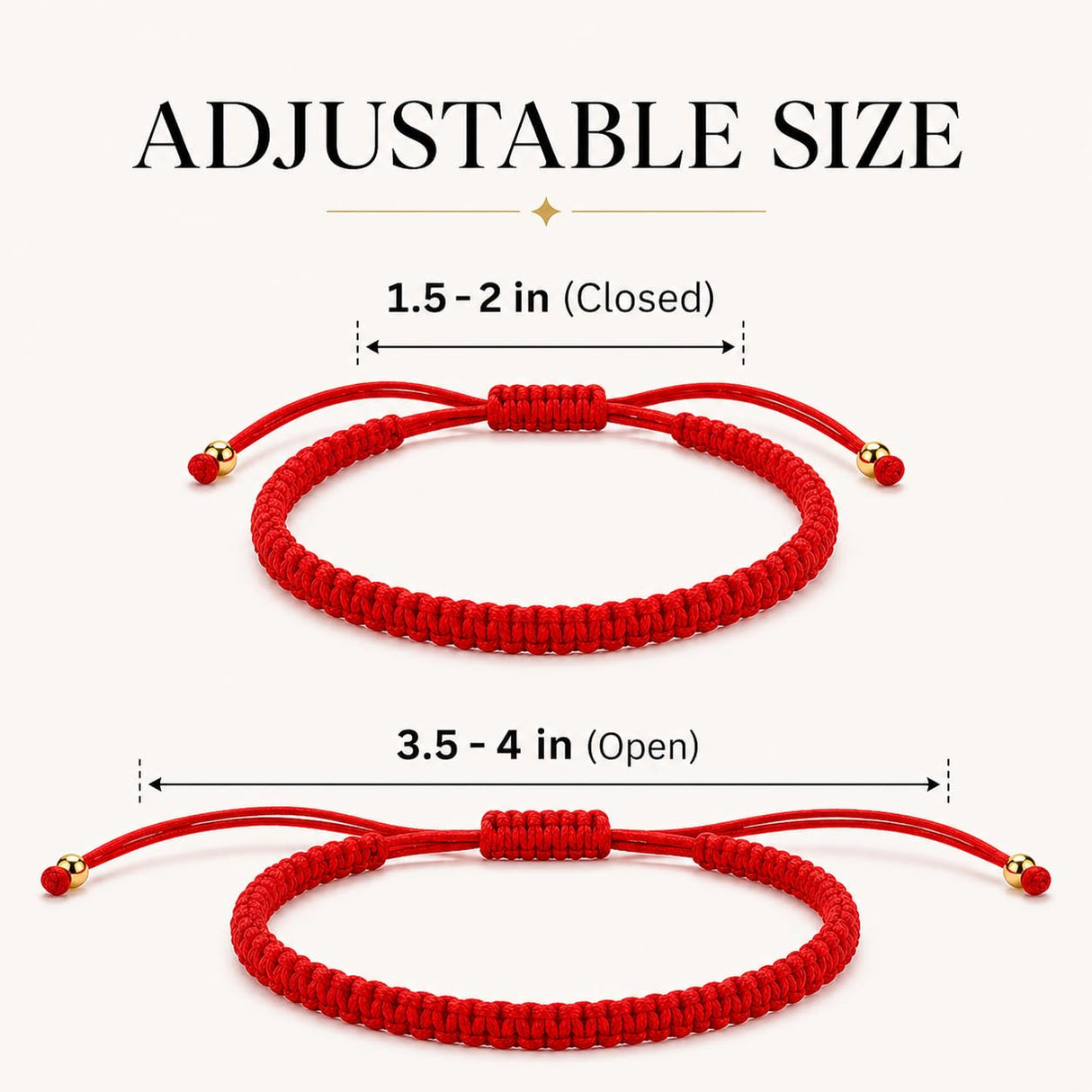 Rosey Kabbalah Red String Bracelet for Protection - Unisex Evil Eye Protection Bracelet - Pulseras Para Hombres - For Good Luck, Blessings, Financial Success & Bravery - Adjustable Size