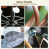 Pure Echo Wind Spinners for Yard and Garden, Wind Spinners Outdoor Large Metal, 84 inch Kinetic Wind Spinner & Wind Sculptures, Windmill Decor(Lotus)