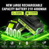 Devenbo Mini Chainsaw, 6 Inch Hand Saw with Electric Chainsaw Function, Cordless Hand Saw for Wood Cutting, Yard Tools and Gardening with Batteries and Chains Garden Tools Gifts for Dad Men Husband