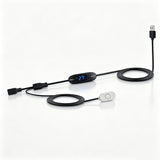 5V USB Digital Temperature Controller Socket, 0-60°C Adjustable Thermostat with Magnetic Probe,2A10W Output for USB Fan,Reptile Tank,Greenhouse,Aquarium &AV Cabinet Temperature Control and Ventilation