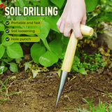 Plant Hole Digger for Planting, Bulb Planting Tool, Handheld Digger, Garden Seed Planting Tool, Garden Seed Dispenser, For Planting Tulip Daffodil Saffron Vegetable Seeds, Easy to Drill Holes (1 PC)
