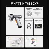 2026 Upgrade 4.2V Cordless Cutting Tool, Cardboard Cutter with LED Display, Brushless Motor, Cutting Tool Cut Trim Saw Flexible Blade, Electric Chop Saw for Fabric, Cardboard, Leather, Carpet-Orange