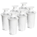 Water Filter Replacement Compatible with Brita Water Pitchers and Dispensers, by DESENRUIS for Classic 35557, OB03, Mavea 107007, Reduce Chlorine and Bad Taste, BPA free, Pack of 6