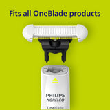 Philips Norelco OneBlade Skin Protect Replacement Blade, for OneBlade Electric Shaver and Trimmer, Durable Stainless Steel, Trim and Shave with Extra Skin Protection, 2 Count, QP229/80