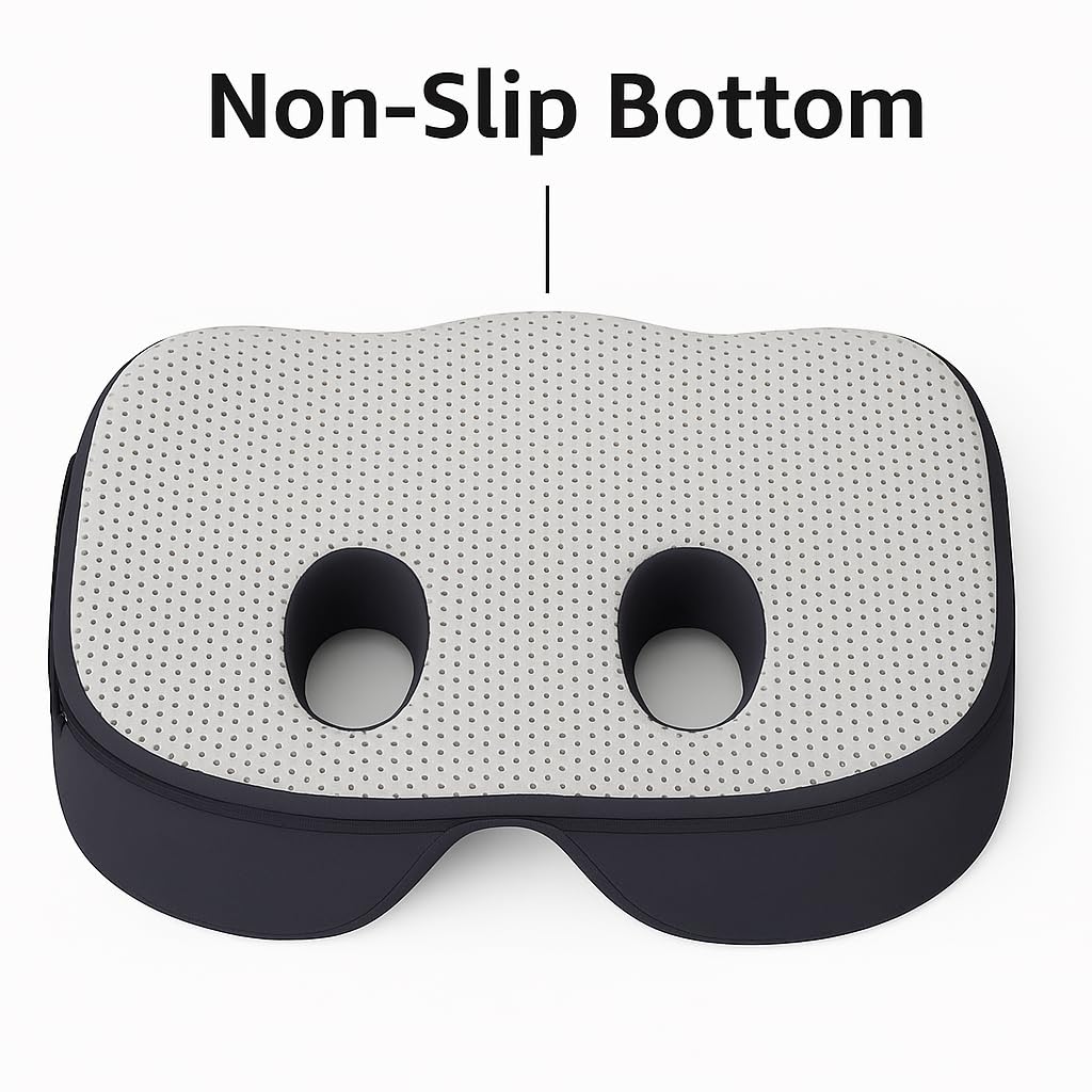 Hamstring Cuhion Sit Bone Memory Foam Cushion | Pressure Relief Pad for Hamstring and I ...