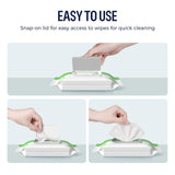 loukin Dry Erase Wipes, Whiteboard Cleaning Wipes, Non-Toxic Cleaning Wipes for Whiteboard, 3 Pack, 50 Wipes Per Pack