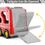 Bennol 5-in-1 Fire Trucks Toy Set for Boys Age 1-3 3-5, Fire Car Truck for Toddlers 1 2 3 4 5 6 Years Old, Christmas Birthday Gift Car Sets with Light Sound