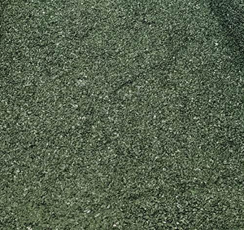 Rubberific Premium Rubber Downspout Splash Block, Rain Guard, Stone Textured Drain Extender (Green)