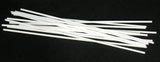 Extra Long 18" White Plastic Drinking Straws- Pack of 200