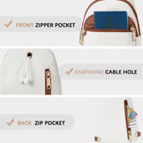 BOSTANTEN Sling Bag for Women Leather Crossbody Bags Fanny Pack for Travel