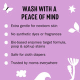 Molly's Suds Baby Liquid Laundry Detergent | Removes Formula, Poop & Spit-Up Stains | Extra Gentle for Infants, Babies, Toddlers (Sweet Baby Shea, 200 Loads)