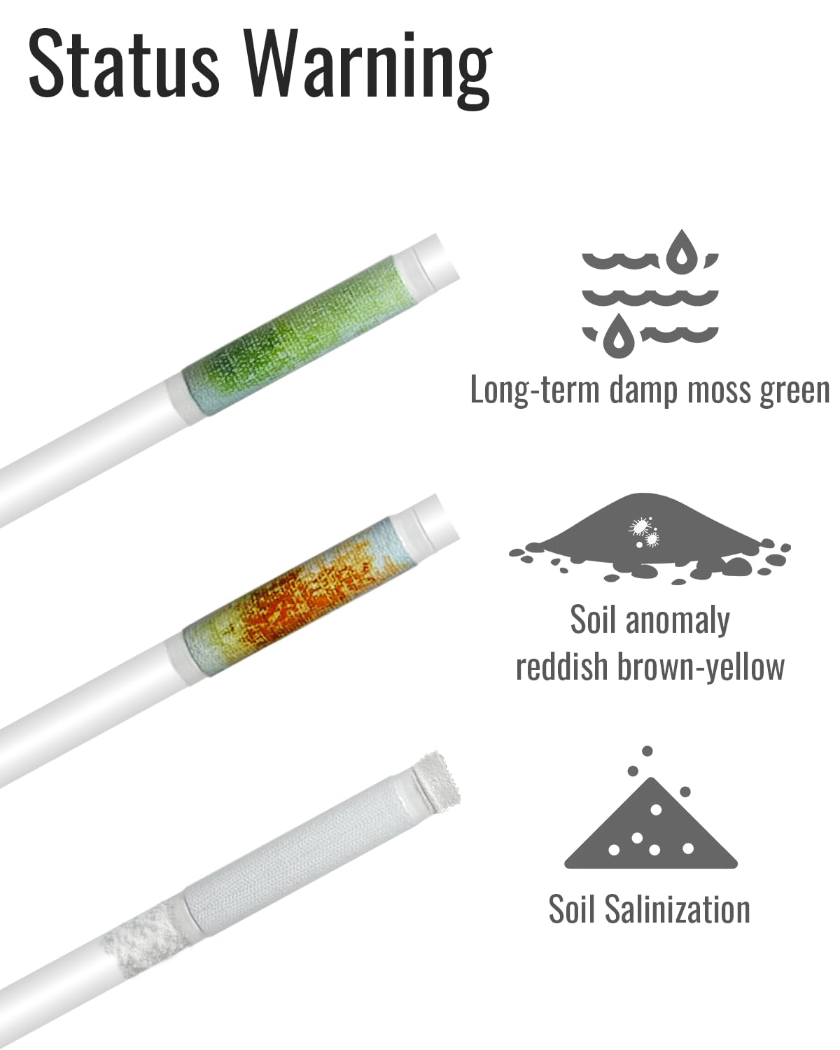 Diligrow Aquameter – Soil Moisture Meter for Succulents, General Plant, Bonsai, Gardening & Farming, Indoor & Outdoor, Beginner-Friendly (12 PCS)