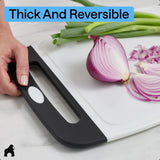 GORILLA GRIP Cutting Board, Slip Resistant and Nonporous, BPA-Free, Black