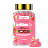HEALOADING Urolithin A Supplement Gummies 500MG：Urolithin A+ Supplement for Healthy Aging Antioxidants and Mitochondrial Support，Non-GMO Vegan Friendly(60 Count)
