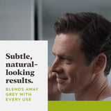 Just For Men Control GX Grey Reducing Shampoo, Gradual Hair Color with Keratin for Stronger Thicker and Healthier Looking Hair, 4 Fl Oz - Pack of 3 (Packaging May Vary)