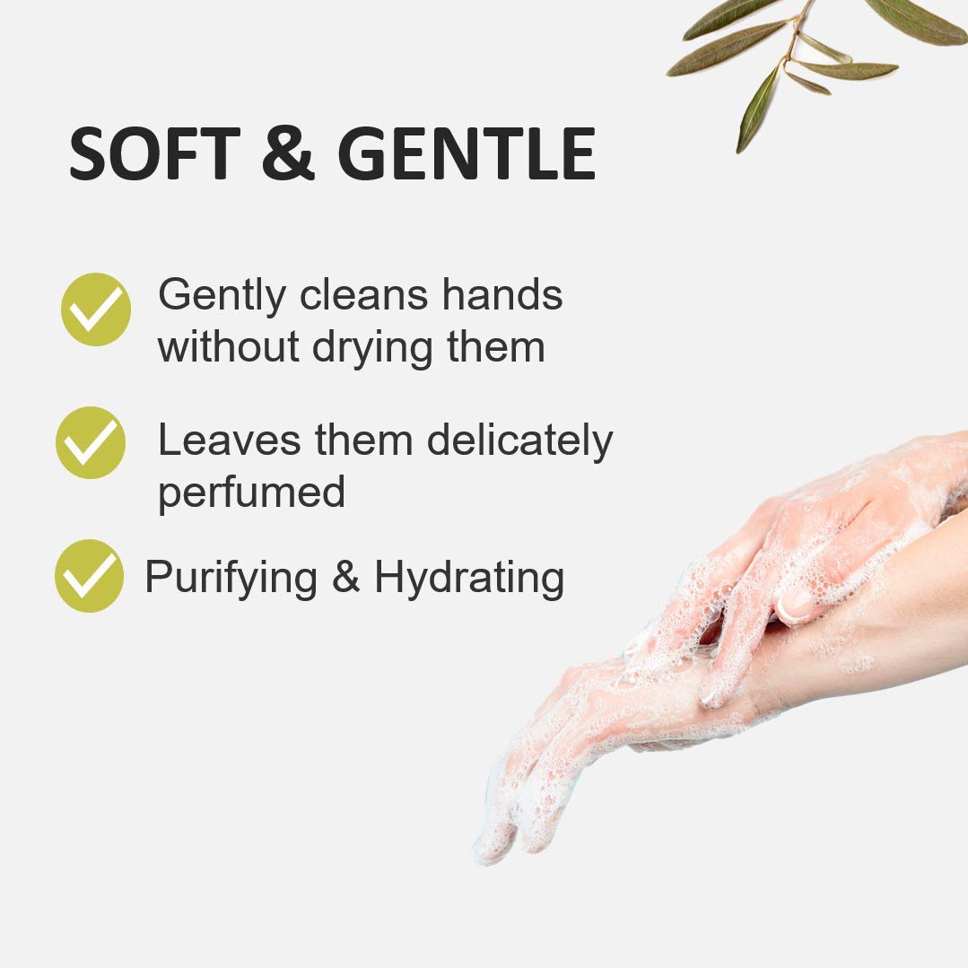 Cucina Purifying Hand Wash Refill, 33.8 Oz Plastic Jug (2, Coriander and Olive Tree)