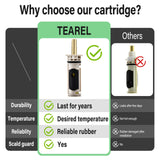 Tearel Shower Cartridge, Compatible with Moen 1222 Replacement Cartridge with Removal Tool, for Moen Posi Temp Shower and Tub Facuet Valve Repair, Fix Leaks, Drips, Temperature Issue, Stiff Handle