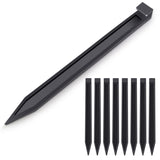 CAIGAIC Landscape Stakes 30 Pack, 10 Inch Garden Landscape Anchoring Stakes for Terrace Board, Landscape Edging Coil, Grass Barrier, Bender Board, Garden Liner
