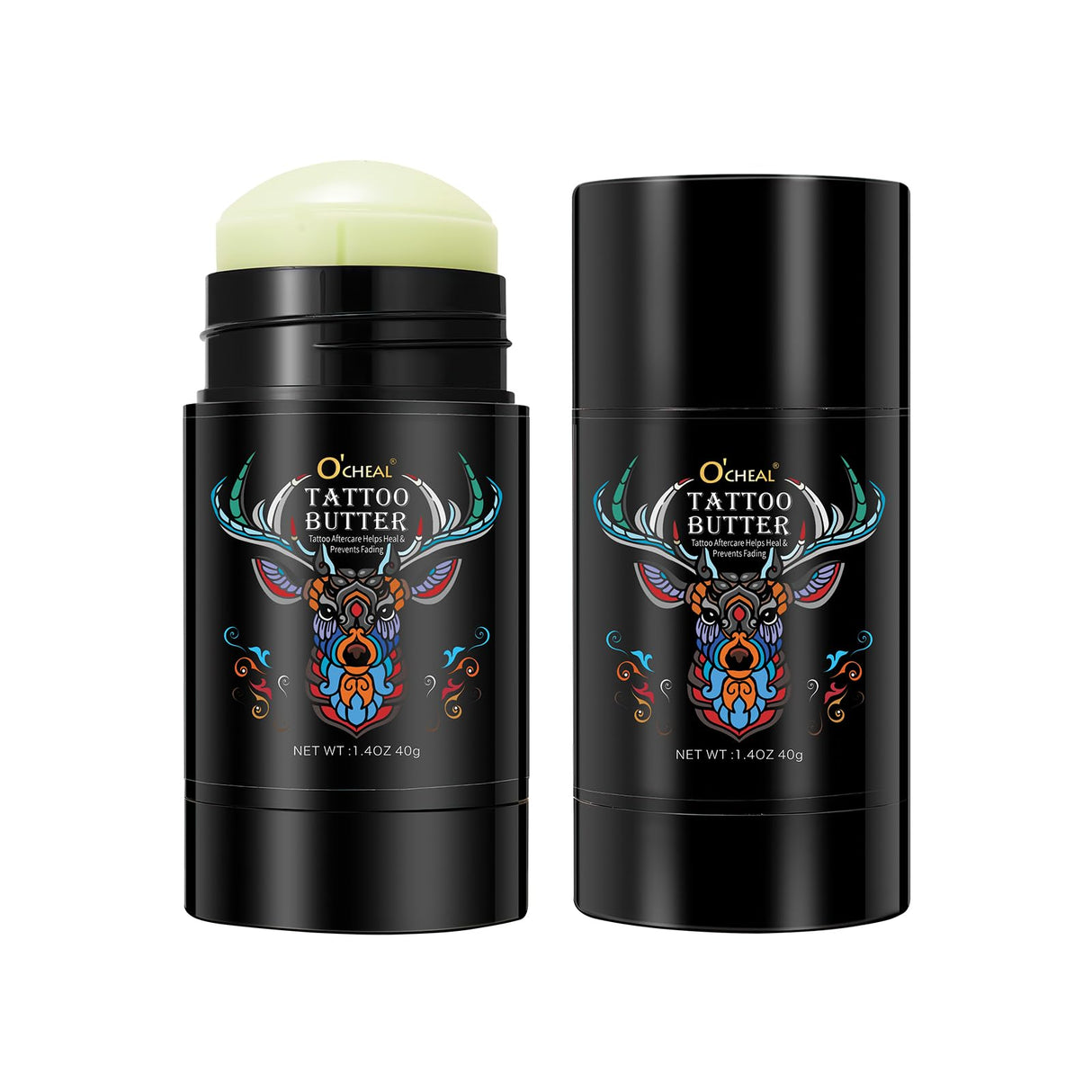 Tattoo Aftercare Butter Balm,Natural Organic Tattoo Cream Moisturizer for Old & New Tattoos Healing Brightener Color Enhance