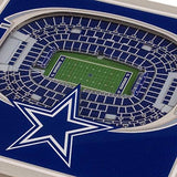 YouTheFan NFL Dallas Cowboys 3D StadiumView Coasters - AT&T Stadium