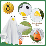 GAGGLEVILLE Ghost Goose Outfit, Fits Large 23" H Statue