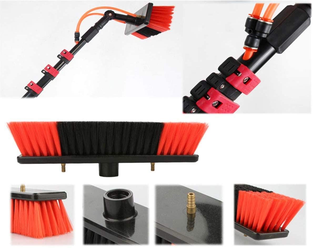 ZH-VBC Water Fed Pole Kit & Outdoor Window Cleaner Window Glass 3.6M/5.4M/6M/7.2M/9M/11M Telescopic Extension Pole Cleaning Kit, for Photovoltaic Panel Cleaning Trucks,20FT/6M
