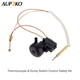 Aupoko Gas Patio Heater Parts Thermocouple and Anti Tilt Switch, Gas Patio Heater Safety Kit, Fits for Patio and Room Heater Garden Outdoor Heater Accessories