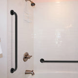 36 Inch Shower Grab Bar Oil Rubbed Black, Munzong Anti Slip Bathroom Grab Bar, Knurled Bathroom Balance Bar,Safety Hand Rail Support Handicap Elderly Injury Senior Assist Bath Handle