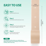 Medical Grade Silicone Scar Sheets (1.6” x 120” Roll - 3M), Professional Silicone Scar Tape, Reusable Silicone Scar Strips, Scar Remove Treatment for Acne Scars C-Section & Keloid Surgery