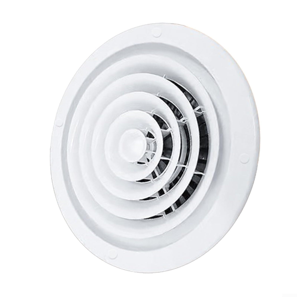 Oniissy 250mm/300mm/310mm White Circular Ceiling Mounted Adjustable Air Ventilation Cover Round Ducting Ceiling Wall Hole ABS Air Vent(310mm)