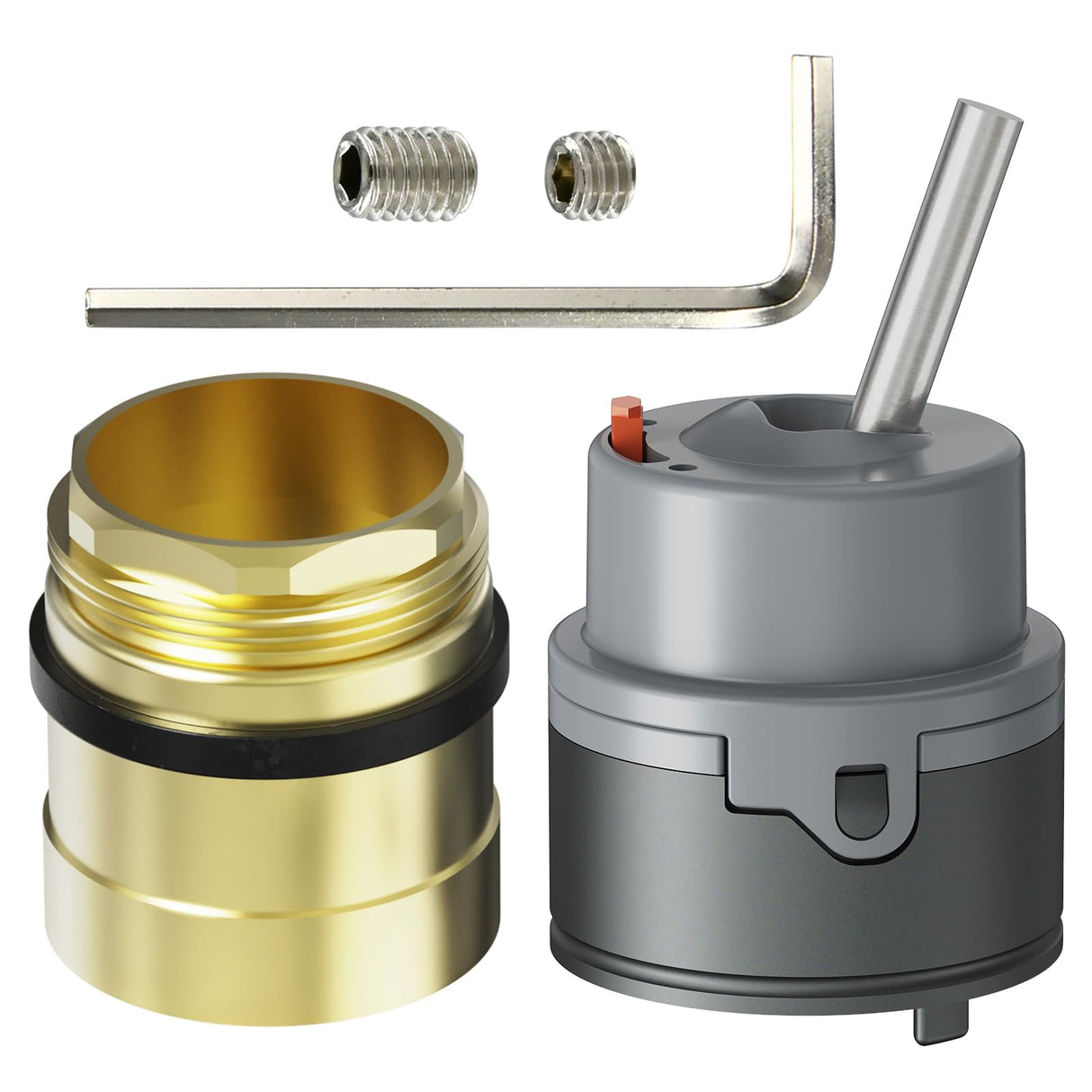 RP50587 Cartridge Replacement for Delta Most DST Single Handle Kitchen and Bathroom Faucets, Compatible with 36mm DIAMOND Seal Technology Models, Includes RP51503 Bonnet Nut