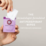 DERMAdoctor Antiperspirant Wipes, Dermatologist Formulated Hyperhidrosis Treatment for Body, Hands and Feet Anti Sweat Wipes, Hypoallergenic Deodorant, Individually Wrapped - 30 Count