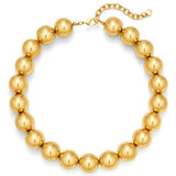 LILIE&WHITE Chunky Gold Beaded Necklaces for Women