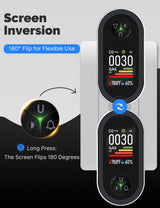 4IN1 Gas & Carbon Monoxide Detector Combination Plug in, CO Gas Monitor with Real-Time Temperature & Humidity Display, Alarm for Natural Gas, Propane